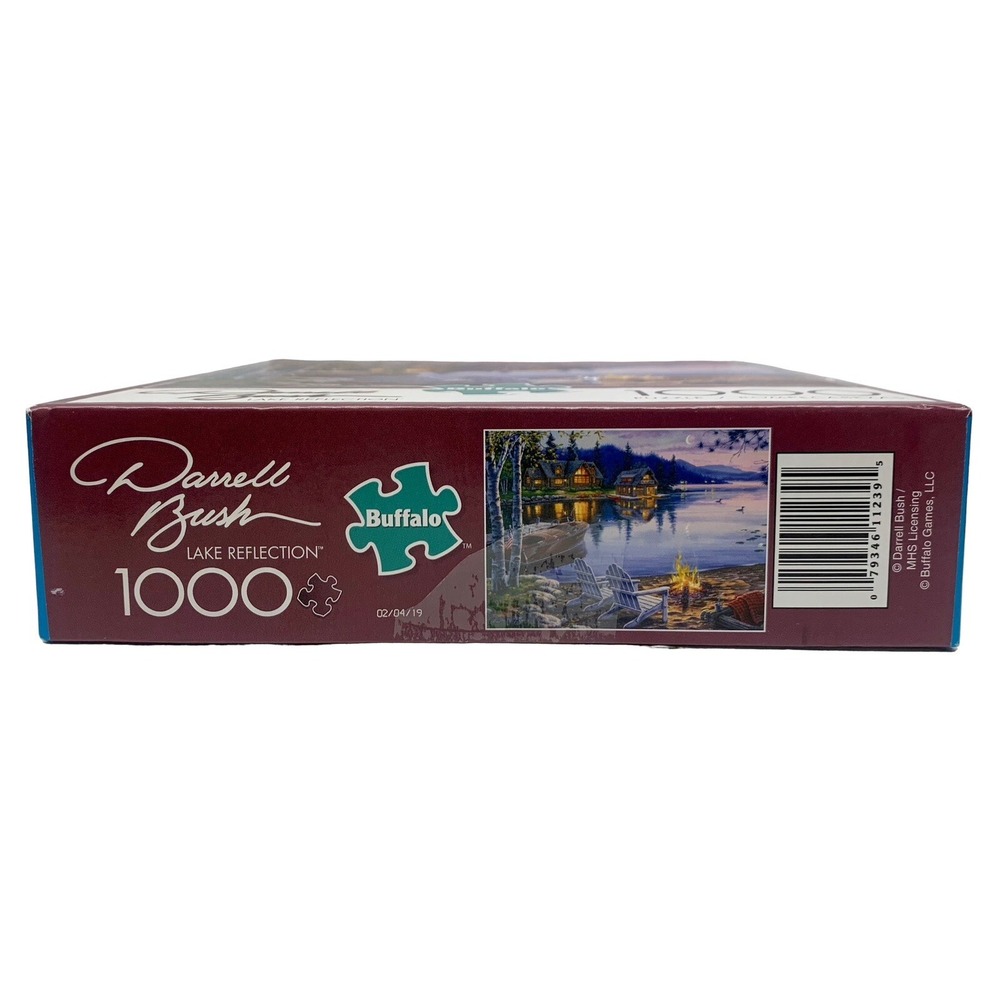 Buffalo Games Darrell Bush 1000 Piece Puzzle Lake Reflection Complete #22 - Picture 5 of 6